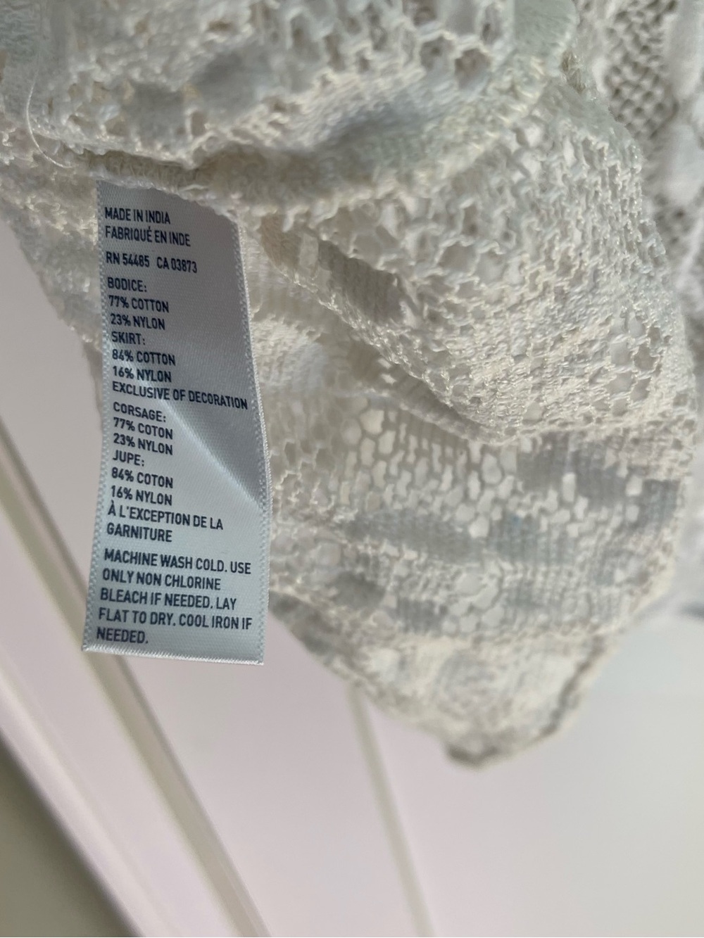 American Eagle Lace Peplum Tank Top Sleeveless White Large Keyhole - Picture 5 of 5